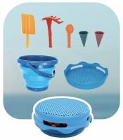 7IN1 SAND TOYS FALTEIMER SET BLAU 970244