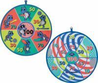 MTS Sportartikel-Vertriebs GmbH Schildkröt Funsports - Soft Dart Set, Klett-Dartscheibe mit 2 x 3 Bä
