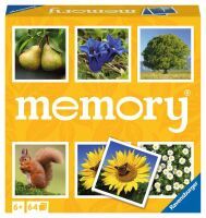 Ravensburger Natur memory® - 20881 - der Spieleklassiker für alle Naturfreunde, Merkspiel für 2-8 Sp