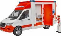 Bruder MB SPRINTER AMBULANZ M. FAHRER 02676