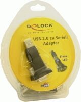 DELOCK USB Adapter A -> D-Sub9 St/St (61425)