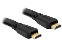 DELOCK HDMI Flachkabel Ethernet A -> A St/St 5.00m 4K (82672)