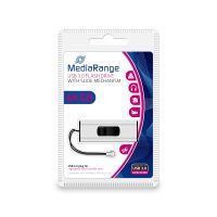 MEDIARANGE MR917 - 64 GB - USB Type-A - 3.2 Gen 1 (3.1 Gen 1) - 80 MB/s - Slide - Black,Silver