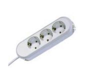 Bachmann SMARTLINE - 1.5 m - 3 AC outlet(s) - Indoor - Type F - White - 185 mm