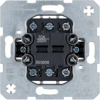 Berker 503808 - Buttons - Black,Metallic - Metal,Plastic - IP20 - 10 A - 250 V