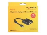 DELOCK Displayport Adapter mini DP -> DVI(24+5) 4K Aktiv (62603)