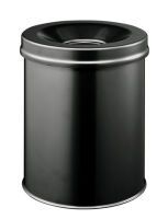 DURABLE Papierkorb Safe rund 15 Liter schwarz (330501)