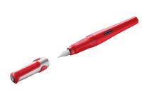 Pelikan o Füllhalter P480 rot A - Red - Cartridge filling system - Red - Round nib - Stainless steel - Right-handed