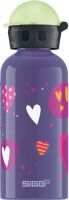 SIGG Glow Heartballons - 400 ml - Black - Pink - Purple - Aluminium - Child - Girl - Switzerland
