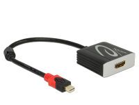 DELOCK Displayport Kabel mini DP -> HDMI St/Bu 0.20m schw. (62735)