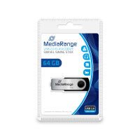 Mediarange Flexi-Drive 64GB     sr/bk U2  MR912 (MR912)
