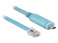 DELOCK Adapter USB2.0/C St > Seriell RS232 RJ45 St 3.0m blau (63914)