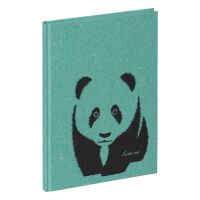 PAGNA Notizbuch A5 Save me 128S. dotted lines, Panda (26050-17)