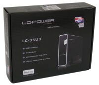 LC-Power Geh 8.9cm (3,5") SATAIII>USB3.0 LC-35U3 (B/Alu) (LC-35U3)