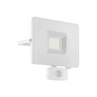 Eglo Leuchten EGLO FAEDO 3 - Outdoor wall lighting - White - Aluminium - Glass - IP44 - I - Transparent