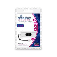 Mediarange Flash-Drive 8GB      sr/bk U3  MR914 (MR914)