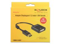 DELOCK Displayport Adapter DP -> DVI(24+5) 4K Aktiv (62599)