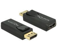 DELOCK Displayport Adapter DP -> HDMI St/Bu 4K Passiv schwar (65571)