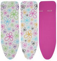 Leifheit Cotton Classic Universal - Ironing board padded top cover - Cotton - Pink,White - Pattern - Floral pattern - 1400 x 450 mm