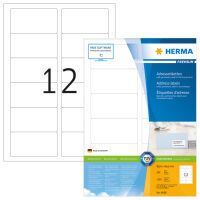 HERMA Adressetiketten A4 weiß 88,9x46,6  mm Papier 1200 St. (4666)