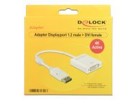DELOCK Displayport Adapter DP -> DVI(24+5) 4K Aktiv (62600)