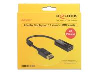 DELOCK Displayport Adapter DP -> HDMI St/Bu 4K Passiv (62609)