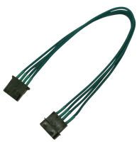 Kabel Nanoxia 4-Pin Verlängerung, 30 cm, Single, grün (NX4PV3EG)