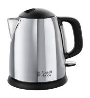 Russell Hobbs Victory - 1 L - 2400 W - Black - Stainless steel - Stainless steel - Water level indicator - Overheat protection