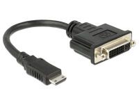 DELOCK HDMI Adapter mini C -> DVI(24+1) St/Bu schwarz (65564)
