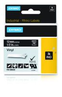DYMO     Rhino Band Vinyl   12mmx5.5m weiß   ->schwarz (1805435)