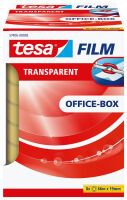 tesafilm Office Box Rolle 66m 19mm transparent          8St. (57406-00002-01)