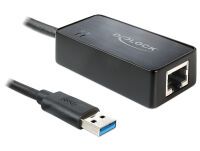DeLOCK USB3.0 Adapt.>Gigabit LAN  10/100/1000 Mb/s (62121)