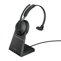 Jabra Headset Evolve2 65 UC Mono, inkl. Link 380a & Ladesta. (26599-889-989)
