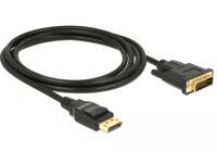 Delock 85313 - 2 m - DisplayPort - DVI-D - Male - Male - Straight