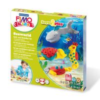 STAEDTLER FIMO kids 8034 - Modelling clay - Grey - Red - Turquoise - Yellow - Child - 4 pc(s) - 4 colours - 42 g