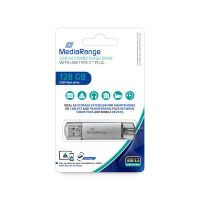 MediaRange USB-Stick 128GB USB 3.1 combo mit USB Type-C (MR938)