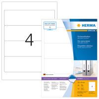 HERMA Ordneretiketten A4 weiß 192x59 mm Papier opak 400 St. (4291)