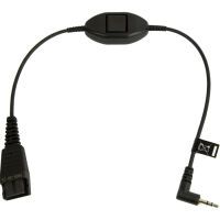 Jabra Kabel QD -> 2,5mm Klinke mit Rufannahmetaste (8800-00-55)