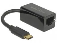 DELOCK Adapter SuperSpeed USB-C St > Gigabit LAN komp. schw. (65904)
