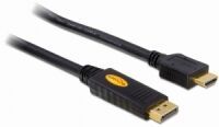 DELOCK Displayport Kabel DP -> HDMI St/St 5.00m schwarz (82441)