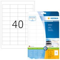 HERMA Etiketten A4 weiß 48,5x25,4 mm Papier matt 1000 St. (4357)
