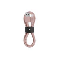 Native Union Belt Cable USB-A to Lightning 1,2m Rose Kabel und Adapter -Kommunikation-