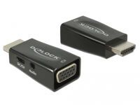DELOCK Adapter HDMI-A St > VGA Bu mit Audio (65901)