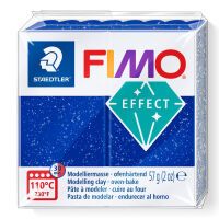 FIMO Mod.masse Fimo effect blau glitter (8020-302)