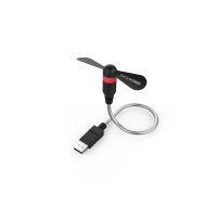 RealPower USB mini Ventilator  schwarz   USB-A (flexibel) (335263)