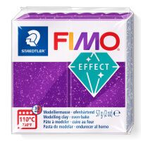 FIMO Mod.masse Fimo effect lila glitter (8020-602)