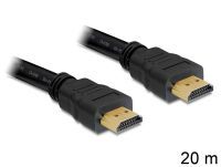 DELOCK HDMI Kabel Ethernet A -> A St/St 20.00m 4K Gold (83452)
