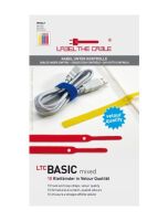 Label-the-Cable Klettbinder LTC Basic10er Set zum Bündeln & Ordnen Mix (LTC 1130)