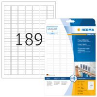 HERMA Etiketten A4 weiß 25,4x10   mm extrem haftend 4725 St. (10900)
