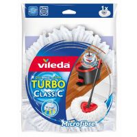 Vileda TURBO ClassiC - Mop head - White - Microfiber - 1 pc(s)